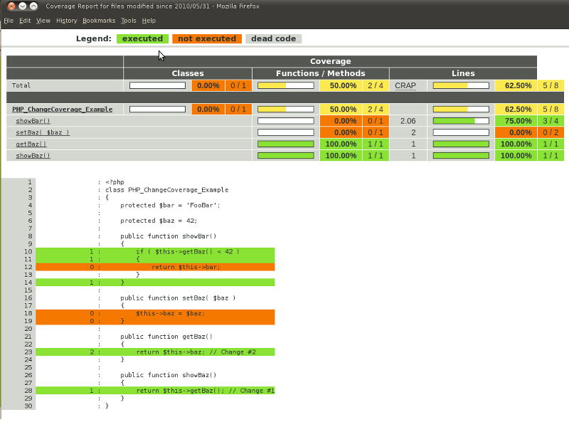 Change coverage without a defined time range